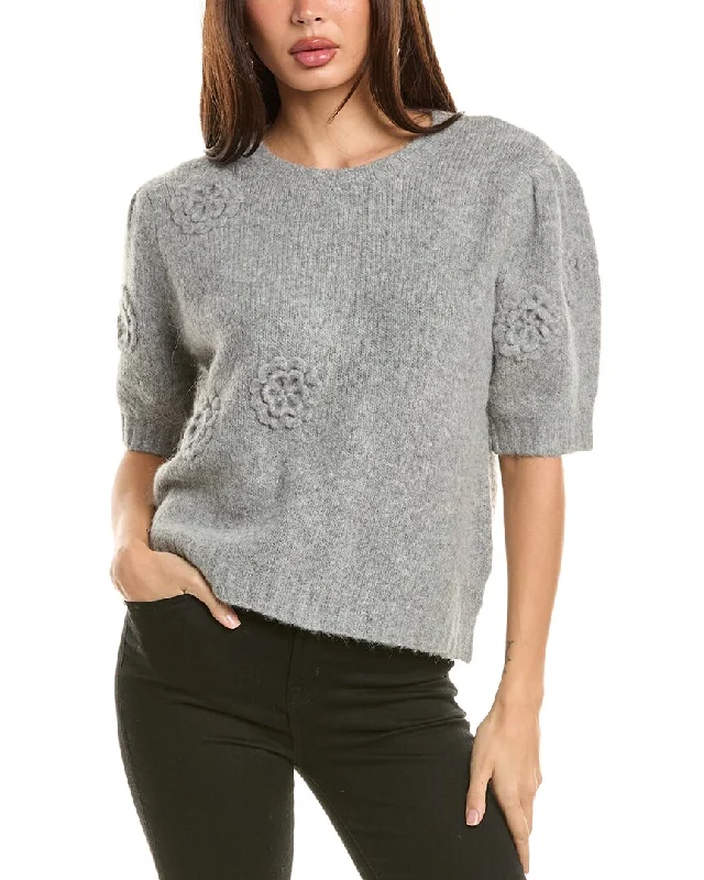 Women's Seasonal Clothes LALAMIA Wool & Alpaca-Blend Sweater