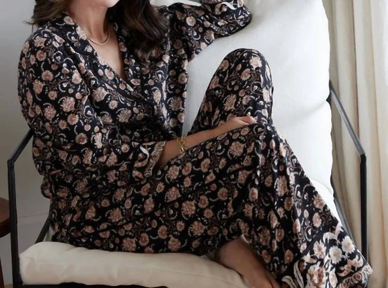 Stylish Women's Garments The Ojai Pj Set In Menage Floral