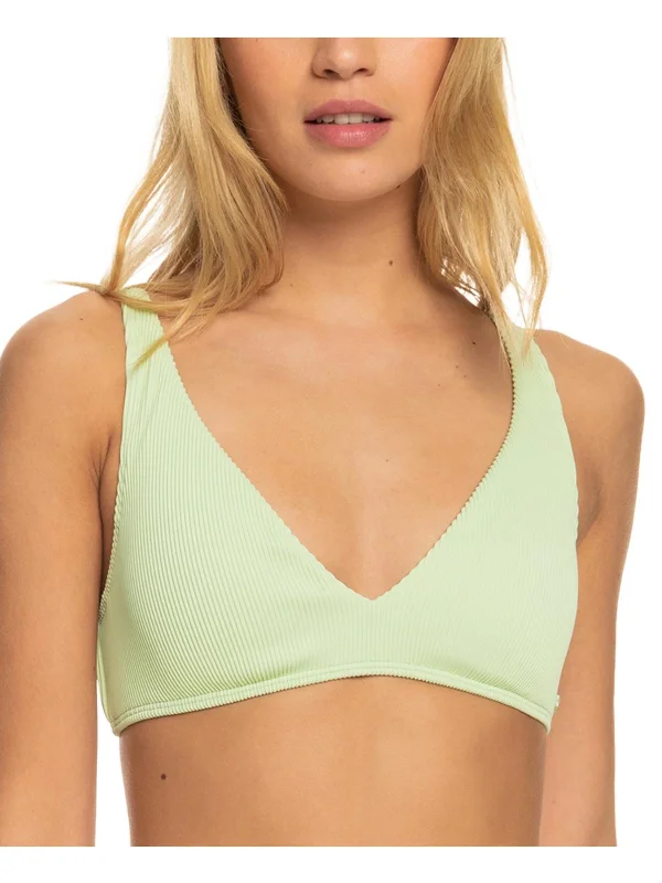 Women's Evening Apparel Juniors Womens Ribbed Removable adding Bikini Swim top