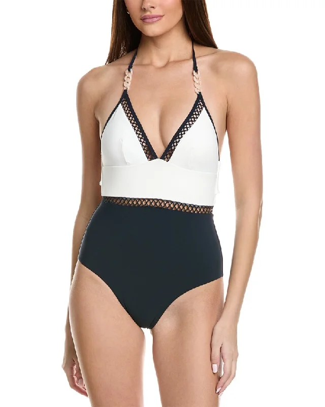 Vintage-Inspired Garments Reiss Ray Colorblock Swimsuit