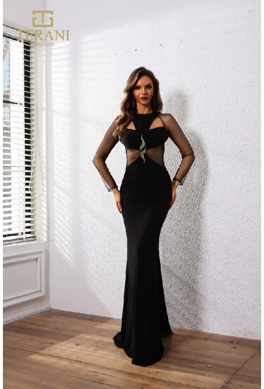 Comfy Women's Outfits for Daily Wear TERANI 251P4552 DRESS