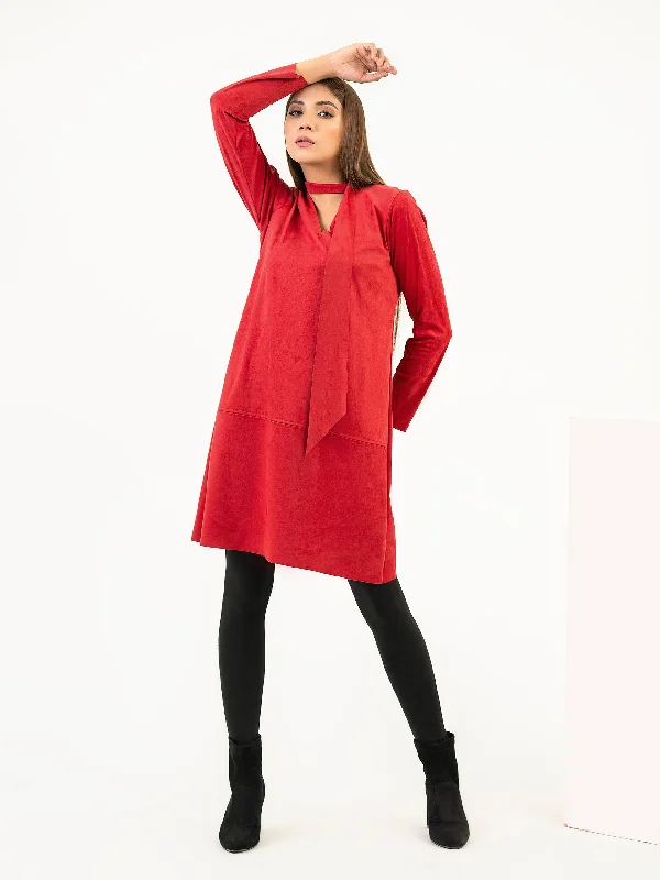Exclusive Sale Suede Dress-Dyed