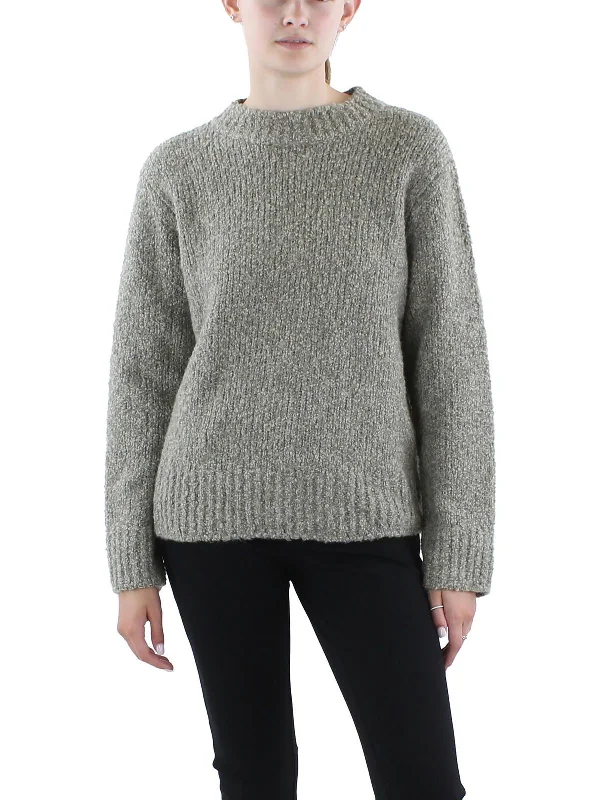 Women's Vintage Clothes Eden Womens Textured Mock Neck Pullover Sweater