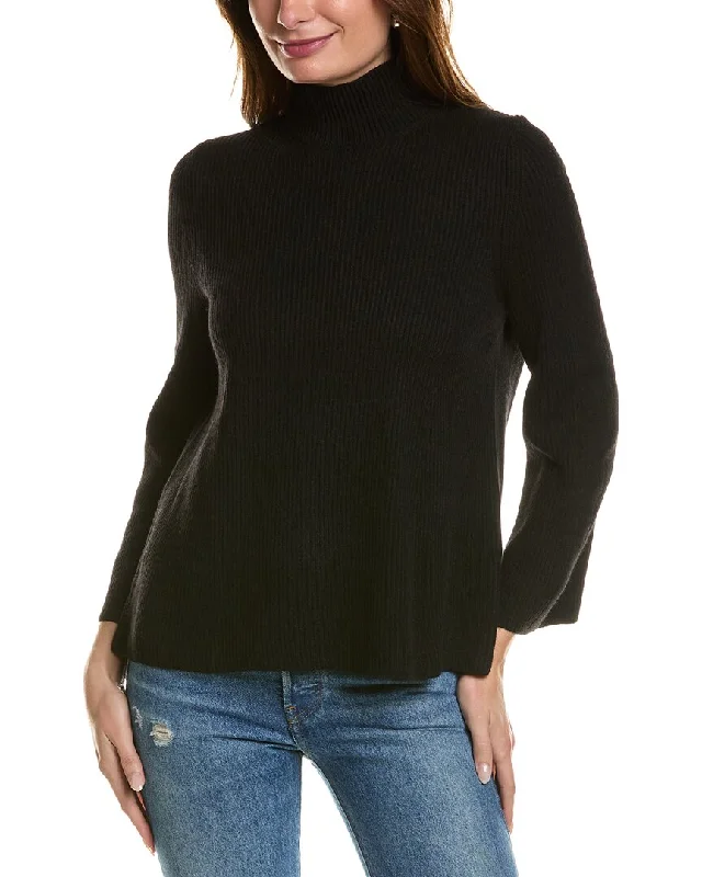 Women's Contemporary Clothing Anne Klein Mock Neck Sweater