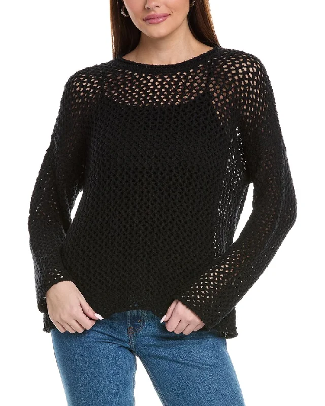 Fashionable Women's Clothes EILEEN FISHER Open Knit Sweater