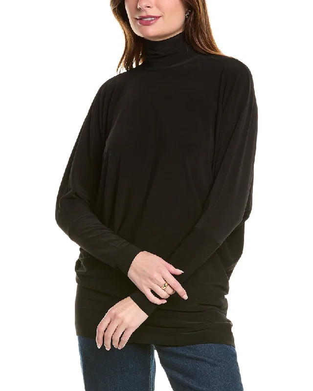 Women's Cozy Clothes Norma Kamali Turtleneck Dolman Top