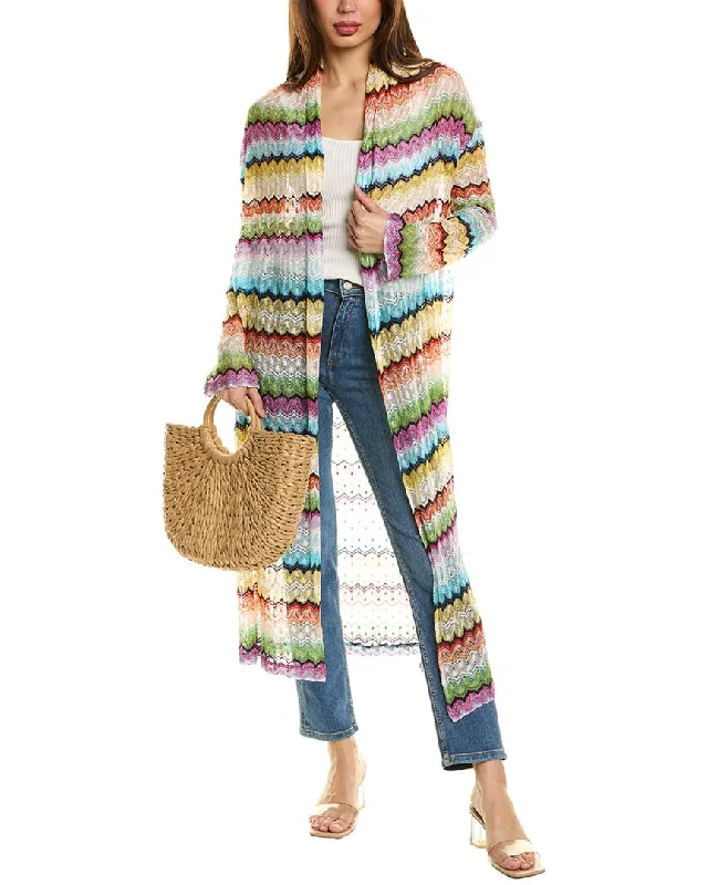 Stylish Outerwear Clothing For Women M Missoni Long Cardigan