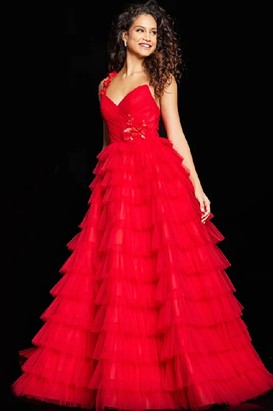 Stylish Outerwear Clothing For Women JOVANI 37274 DRESS