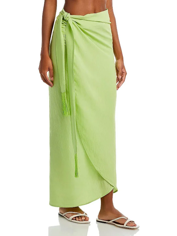 Women's Outerwear Garments Womens Tie Waist Summer Cover-Up