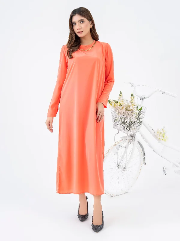 Relaxed Style Dyed Silk Dress