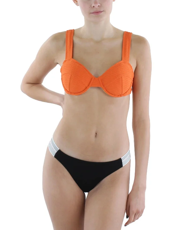 Women's Formal Event Clothing The Lilo Womens Ribbed Bikini Swim top