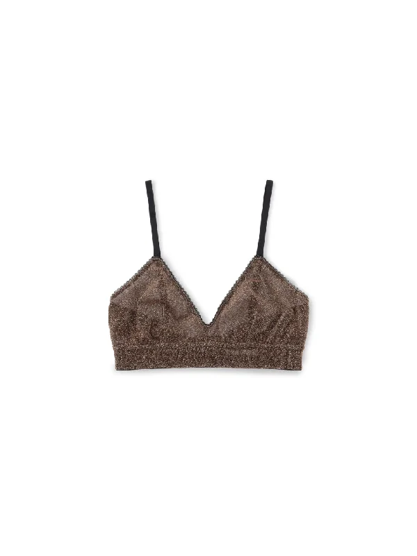 Stylish Women's Outerwear Apparel Lurex bra