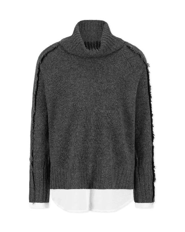 Women's Apparel Jolie Fringe Layered Looker Sweater