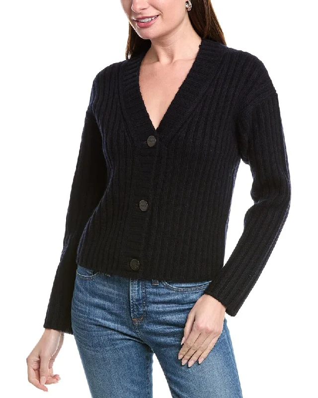 Tailored Clothing For Women Vince Chunky Rib Wool & Cashmere-Blend Cardigan