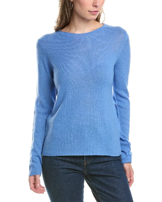 Women's High-Fashion Outfit Vince Trimless Wool & Cashmere-Blend Sweater