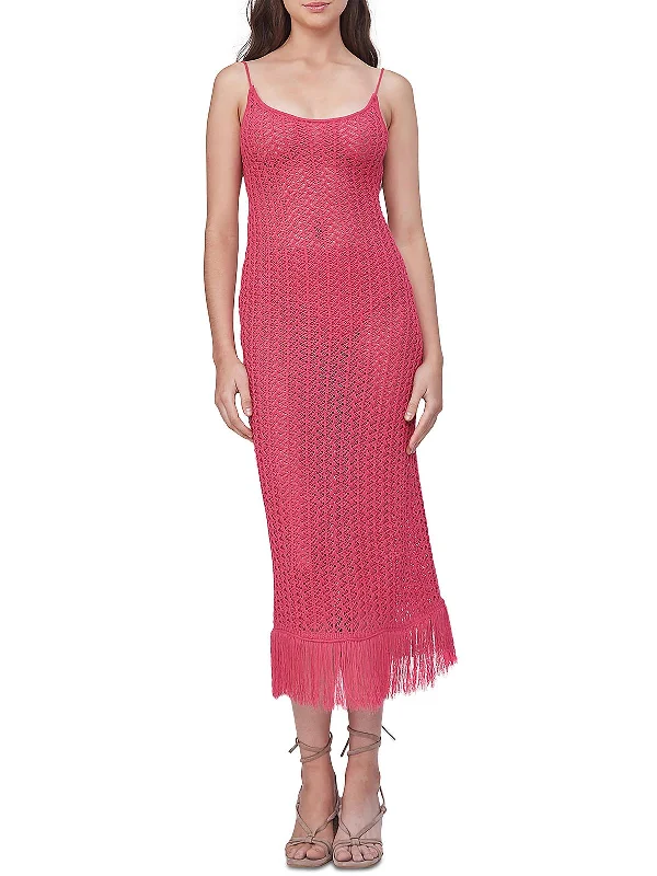 Women's Outfit For The Office Ali Womens Knit Midi Cover-Up