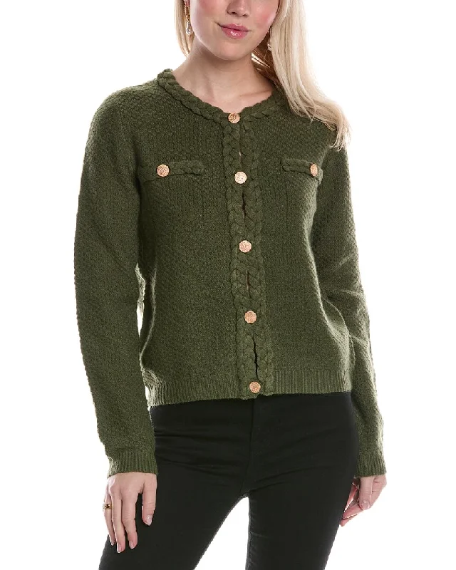 Chic Women's Outfit ANNA KAY Secil Cashmere-Blend Cardigan