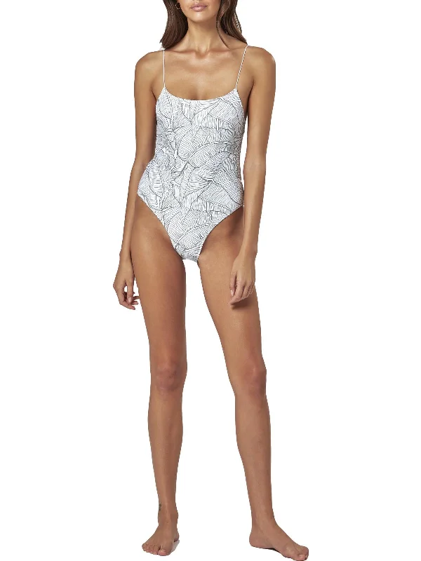 Women's High-Fashion Garments Coco Womens High Leg Spaghetti Straps One-Piece Swimsuit Women's High-Fashion Garments Coco Womens High Leg Spaghetti Straps One-Piece Swimsuit