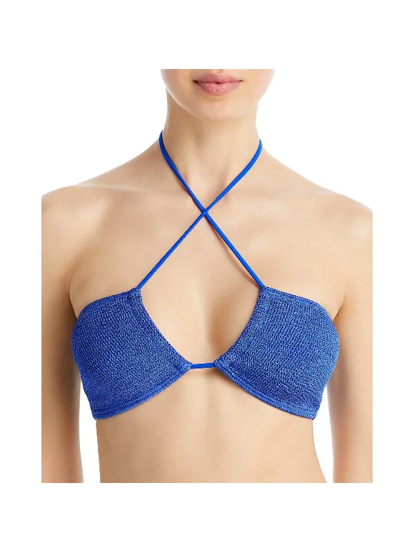 Women's Cozy Outfit For Lounging Margarita Womens Halter Bandeau Bikini Swim Top