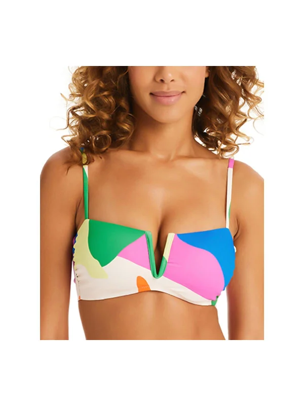 Women's Transitional Garments Womens Bandeau Tie Back Bikini Swim top