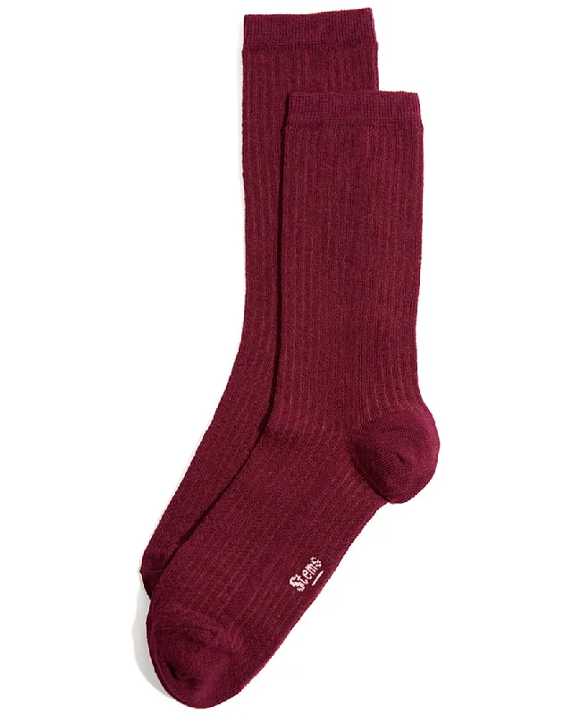 Women's Athletic Outfit STEMS Cashmere-Blend Crew Sock