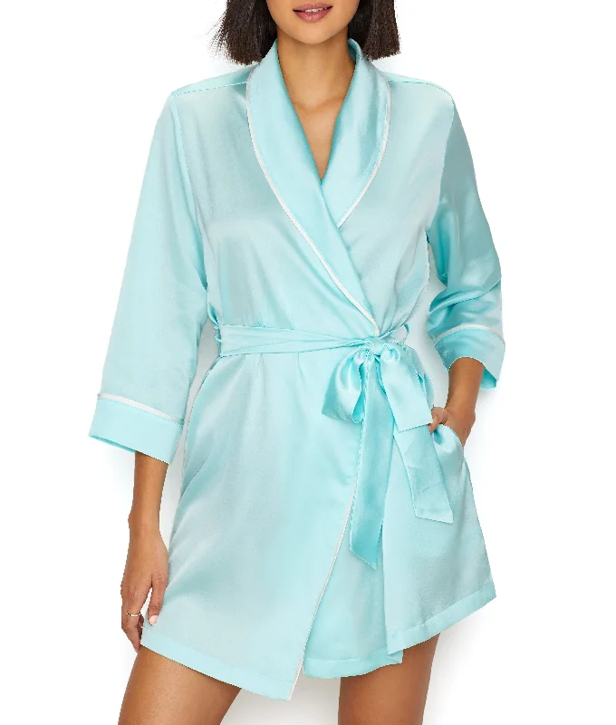 Affordable Fashion Clothing For Women kate spade new york Women's Charmeuse Happily Ever After Robe