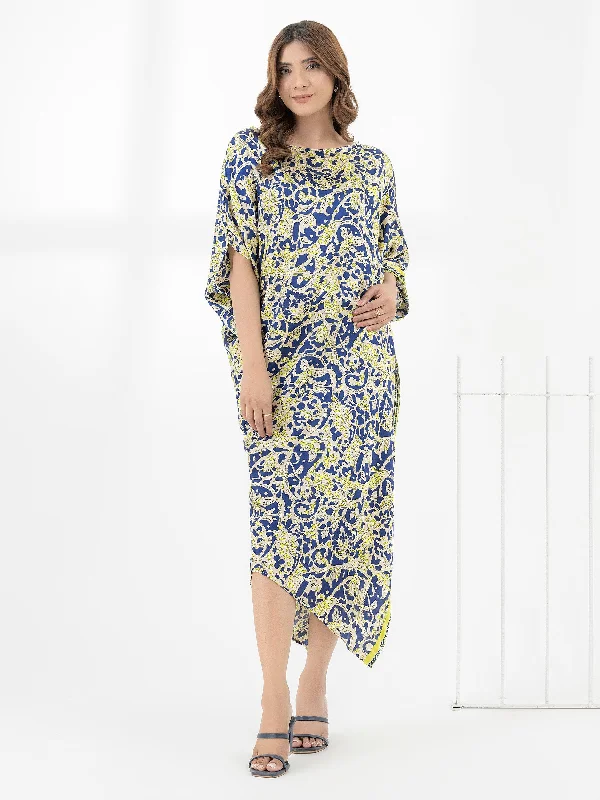 Huge Savings On Parisian Styles Printed Silk Dress