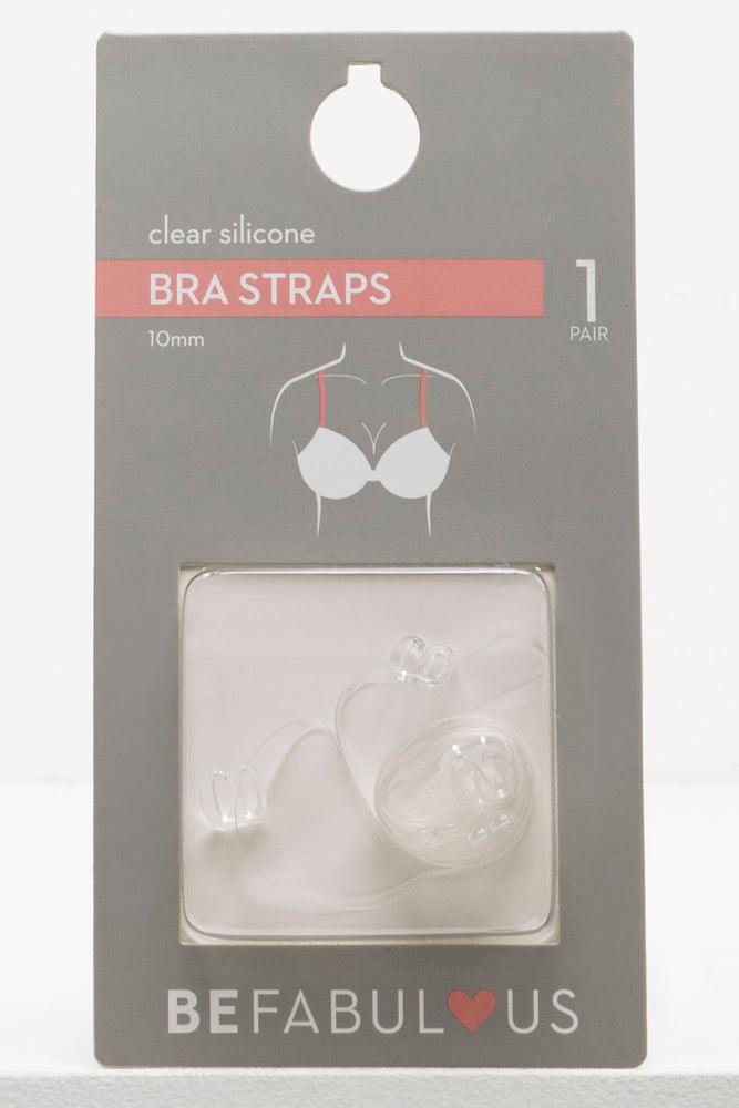 Women's Relaxed Outfit Bra Clear Straps 10Mm