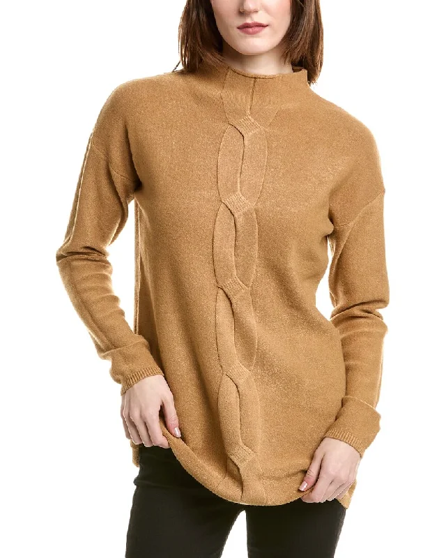 Women's Plus-Size Clothes Love Token Cable Sweater