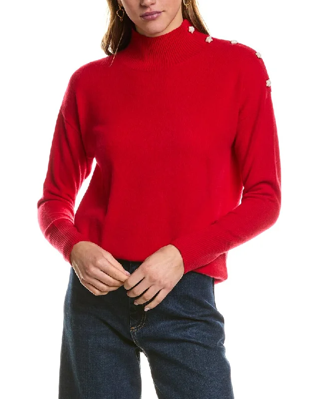 Women's Trendy Outfit Kier + J Turtleneck Cashmere Sweater