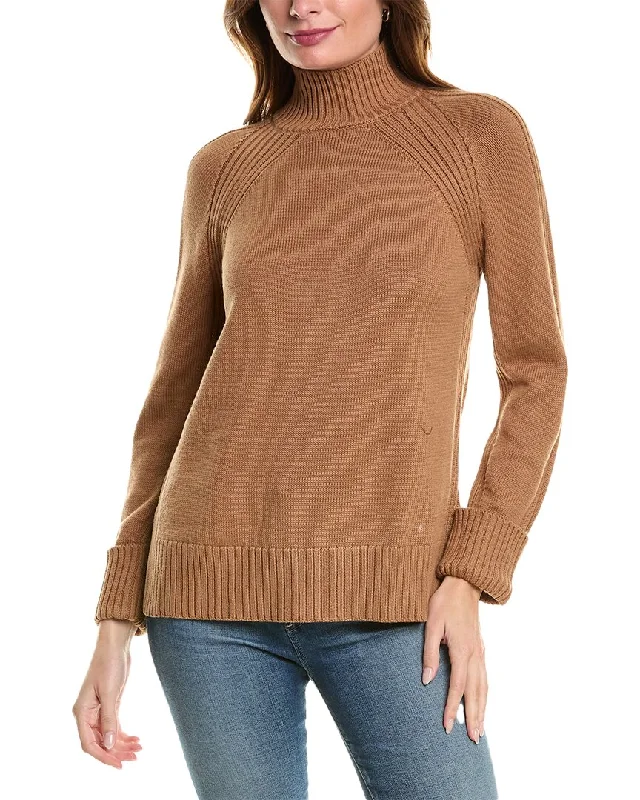 Women's Clothes For Special Occasions Jones New York Directional Mock Neck Sweater