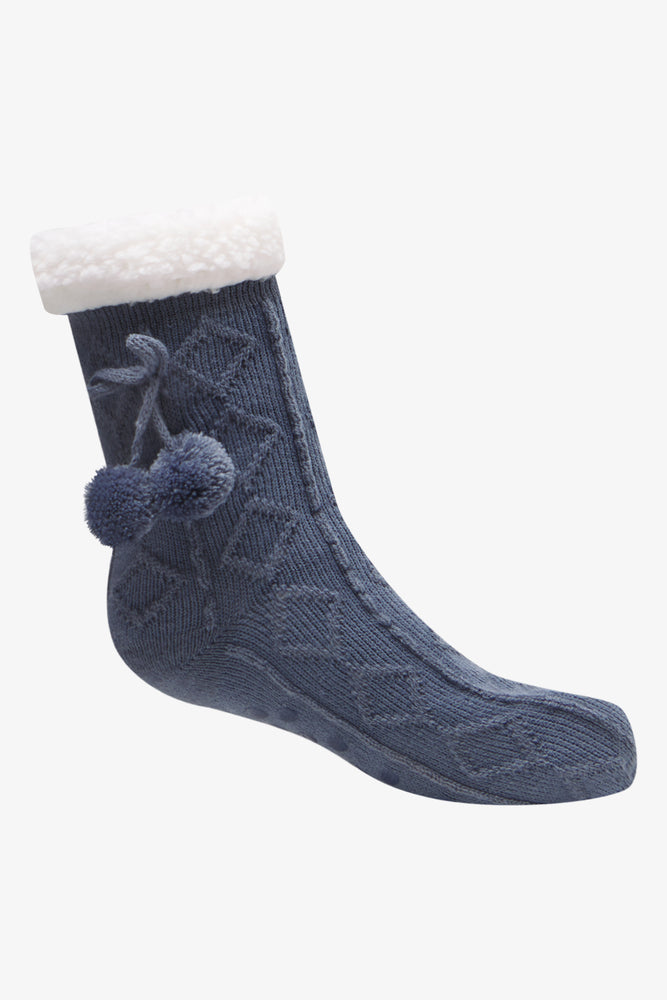 Women's Travel Garments Slipper Sock Blue