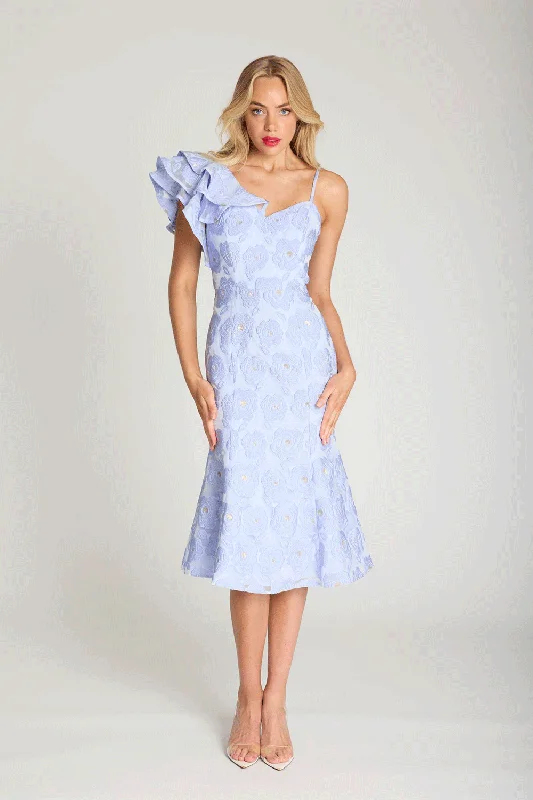 Seasonal Trends Romance - RD234301 Selena Frill Sleeve Dress