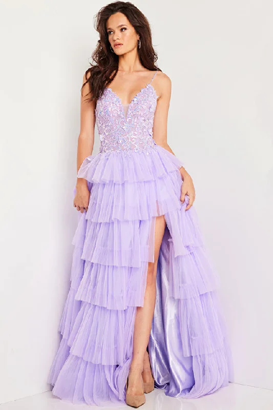 Parisian Effortless Chic Style JOVANI 37190 DRESS