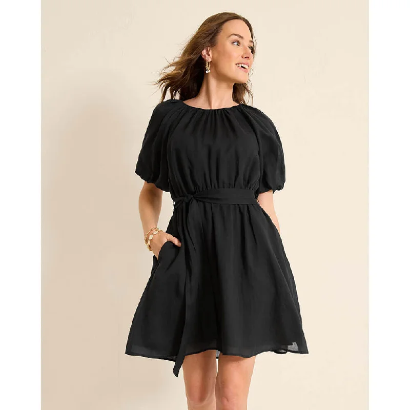 Flash Sale Online Tommy Bahama Women's Palm Breeze Elbow Sleeve Dress - Black