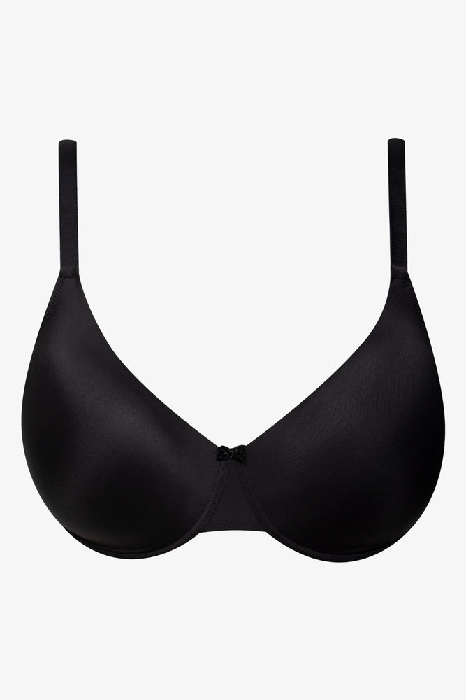 Women's Clothing For Everyday Wear Plus Size T-Shirt Bra Black