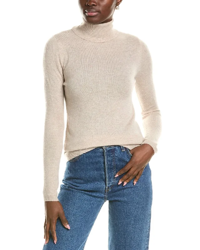 Comfortable Lounge Clothing Forte Cashmere Turtleneck Cashmere Sweater