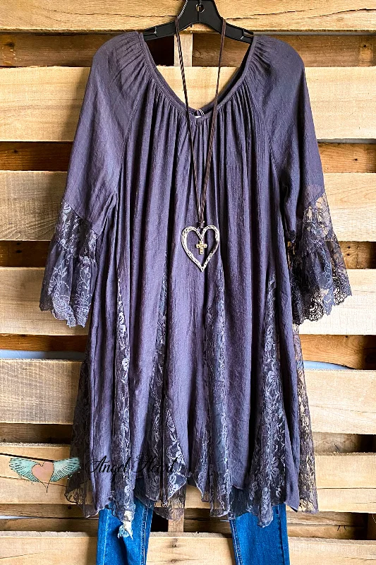 Get More, Spend Less AHB EXCLUSIVE: Spring Sighting Tunic/Dress- Dk. Grey