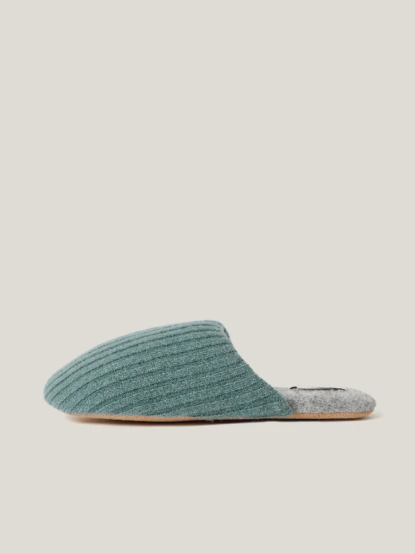 Women's Activewear Apparel Compact Wool Slipper | Blue