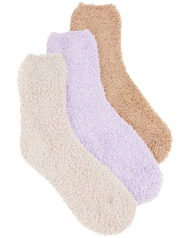 Women's Active Clothing STEMS Set of 3 Cozy Cashmere-Blend Ankle Sock