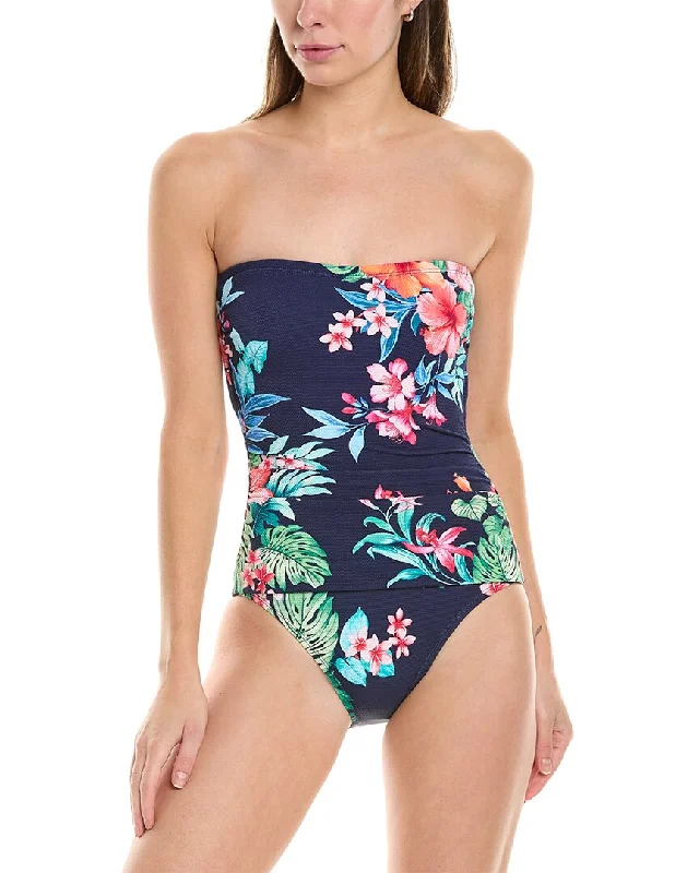 Women's Everyday Clothes Tommy Bahama Island Cays Flora Bandeau One-Piece