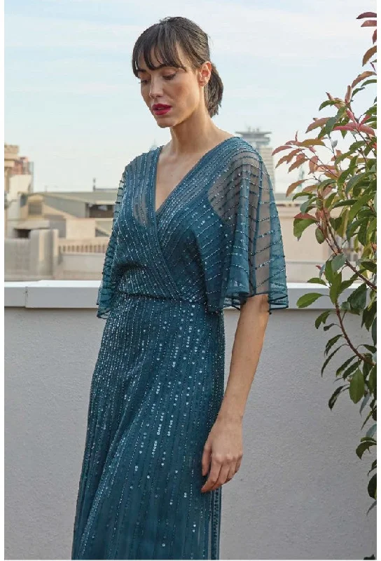 Bid Farewell To The Old Season TERANI 251M4613 DRESS