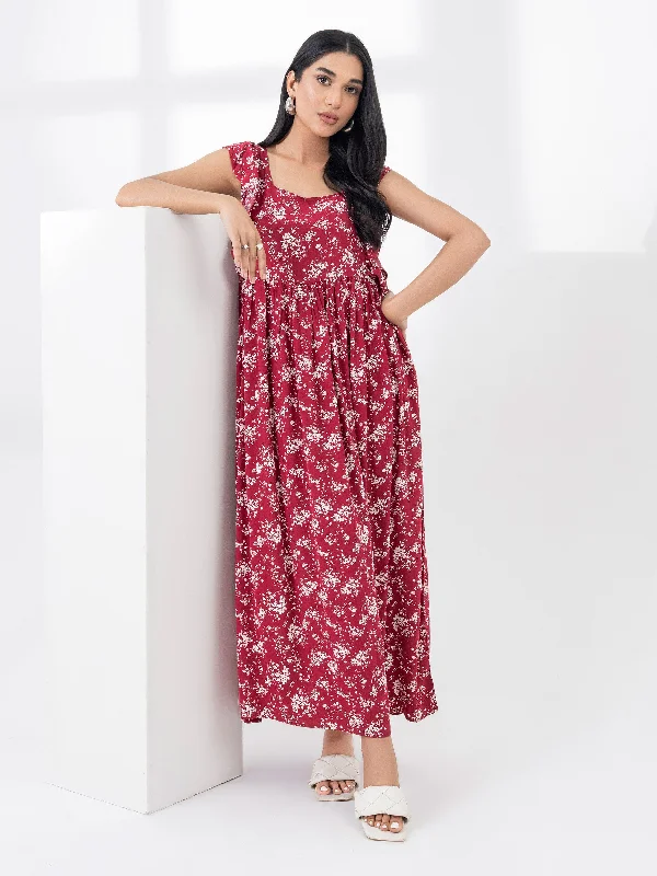 Crazy Discounts, Hurry Up Printed Crepe Dress