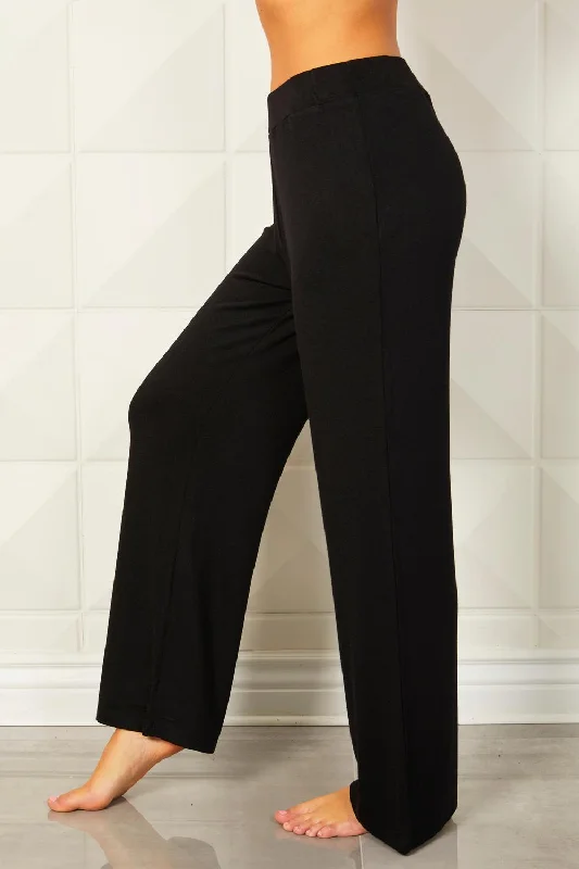 Women's Stylish Professional Garments Lounge Pant In Black