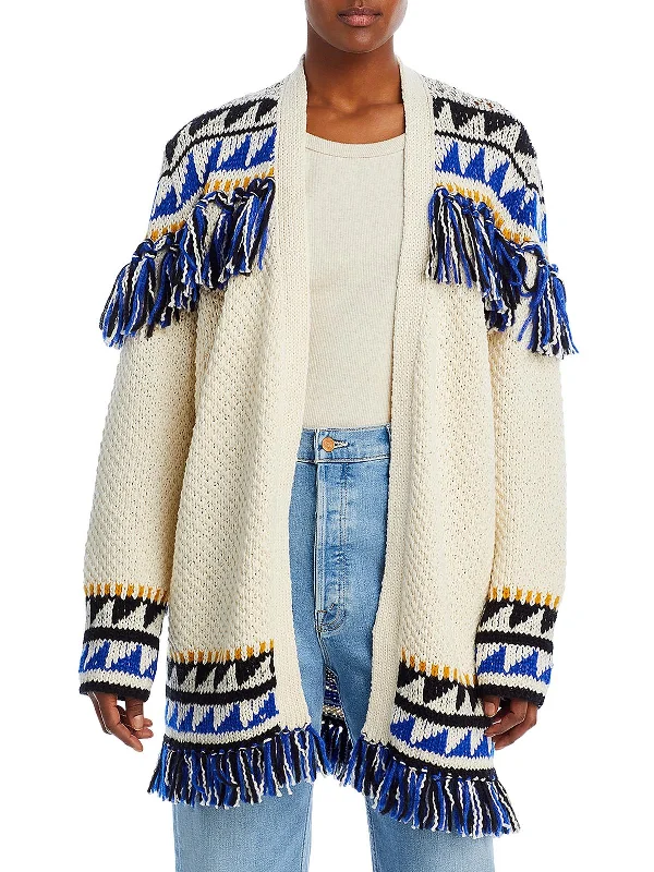 Women's Vacation Clothes The Tassel Is Worth The Hassel Womens Alpaca Blend Tassel Cardigan Sweater