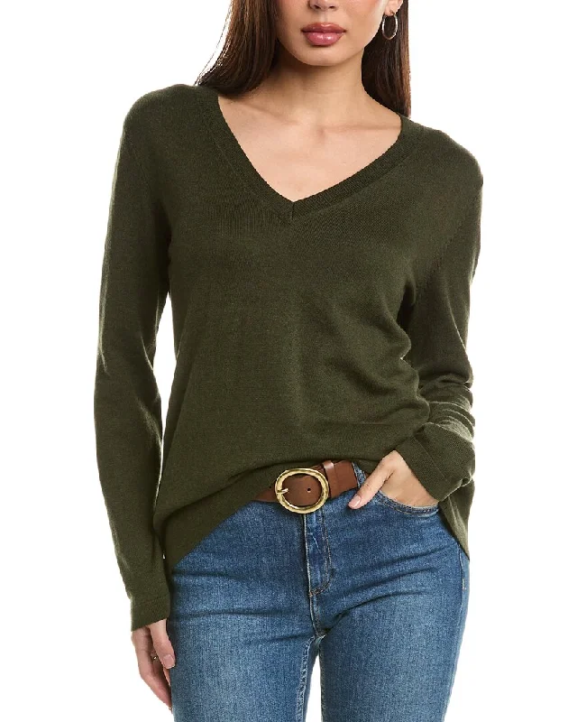 Women's Outerwear Garments Hannah Rose Santa Monica Cashmere-Blend Pullover
