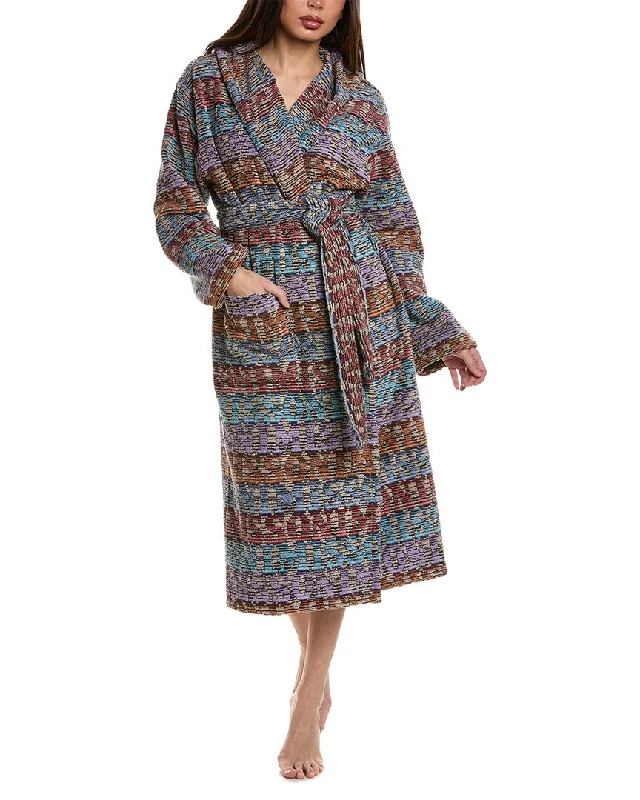 Women's Floral Print Outfit Missoni Home Blake Hooded Bathrobe