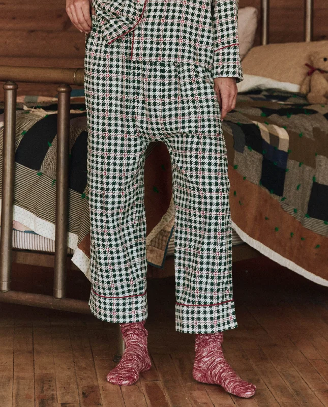 Women's Vintage Clothes The Pajama Pant. -- Winter Pine Plaid