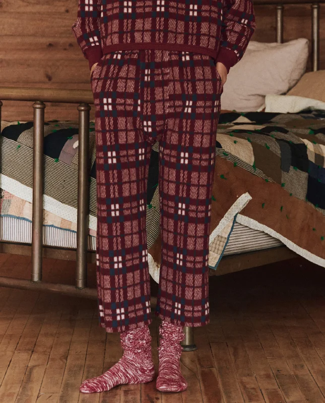 Women's Transitional Clothes The Plush Fleece Pajama Pant. -- Fireside Plaid