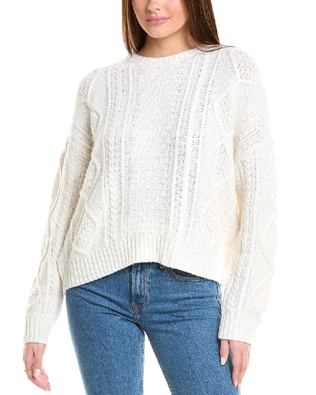 Women's Everyday Attire Electric & Rose Alice Wool & Cashmere-Blend Sweater